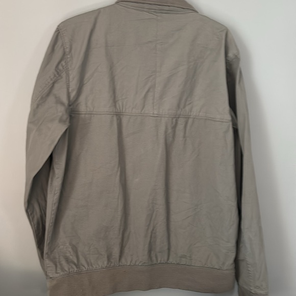 Quiksilver Men's Lightweight Jacket Grey Military Style Size XLarge - Picture 8 of 9